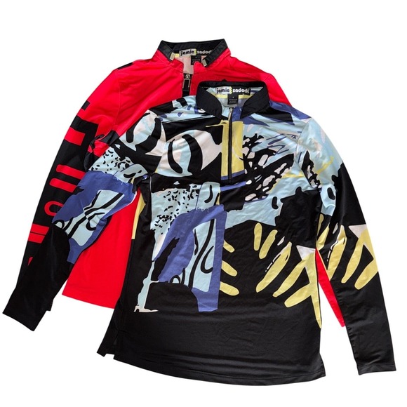 jamie sadock Tops - Lot of 2 Jamie Sadock Women's 1/4 Zip Golf Tennis Polo Shirt Size S Bundle